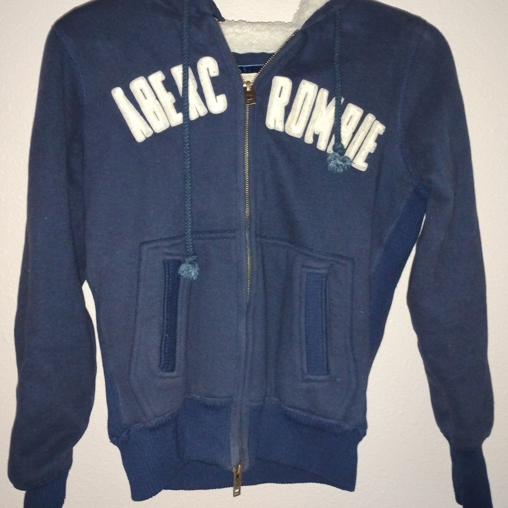 Abercrombie & Fitch Kids Blue Hoodie Jacket